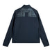 back of J.Lindeberg Heyden Quilt Hybrid Golf Jacket in navy