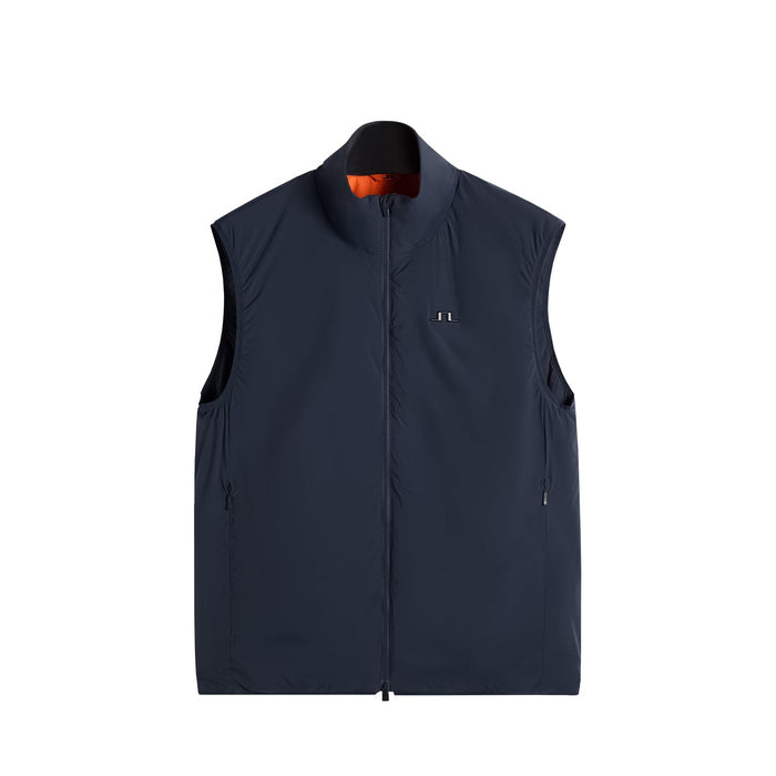 J.Lindeberg Clinton Padded Golf Vest in navy 