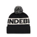 J.Lindeberg Tilo Beanie Bobble Golf Hat in black
