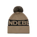 J.Lindeberg Tilo Beanie Bobble Golf Hat in brindle