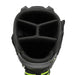 Top-down view of the Mizuno BR-DRI waterproof golf stand bag showing the black club divider system and padded rim.