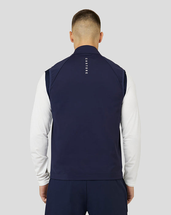 Castore Men's Golf Fitted Quilted Gilet Colour - Midnight Navy
