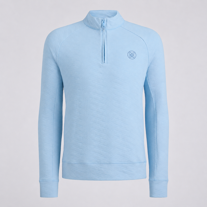 G/FORE Dunes Cotton Quilted 1/4 Zip Men's Golf Pullover