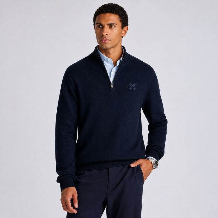 G/FORE The Club Merino Wool 1/4 Zip Men's Golf Jumper