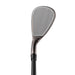 Taylormade Hi Toe 5 golf wedge, front view showing the textured face, bronze finish, and black steel shaft.