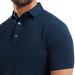 FootJoy Jacquard Dot Golf Polo Shirt - Navy/WhiteFootJoy Jacquard Dot Golf Polo Shirt - Navy/White