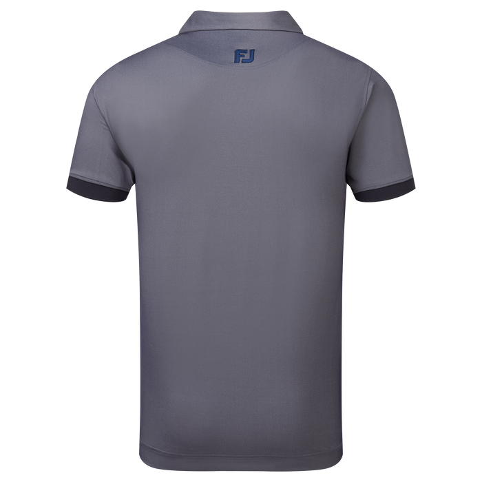 FootJoy Banded Birdseye Golf Polo Shirt - Navy