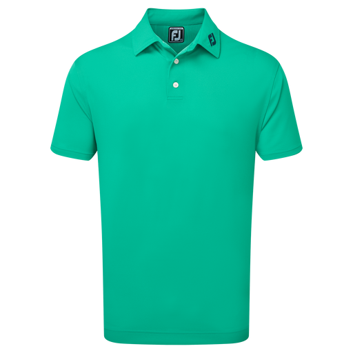 FootJoy Stretch Pique Solid Golf Shirt - Emerald Green