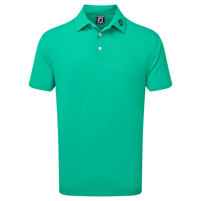 FootJoy Stretch Pique Solid Golf Shirt - Emerald Green