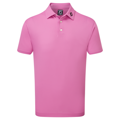 FootJoy Stretch Pique Solid Golf Shirt - Pink