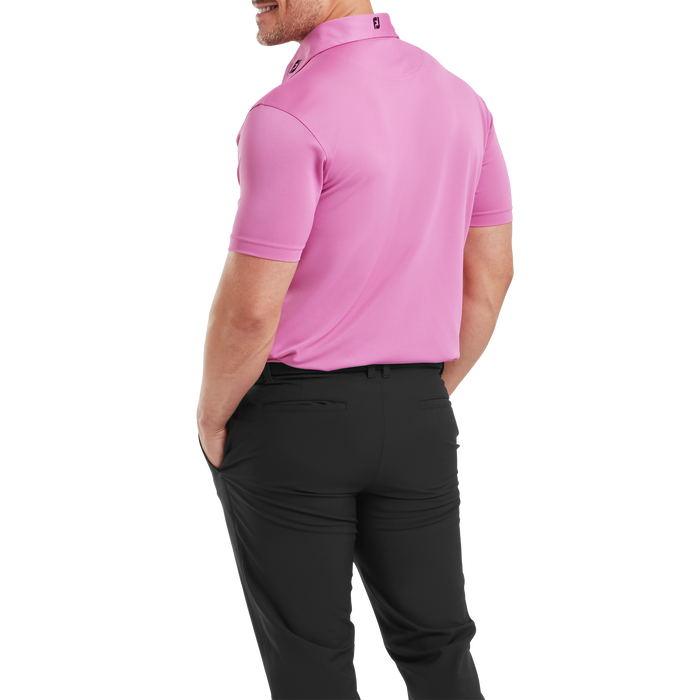 FootJoy Stretch Pique Solid Golf Shirt - Pink