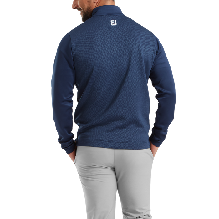 FootJoy Spacer Knit Tonal Block Midlayer - Navy