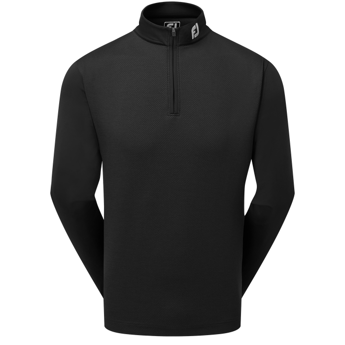 FootJoy Spacer Knit Tonal Block Midlayer - Black