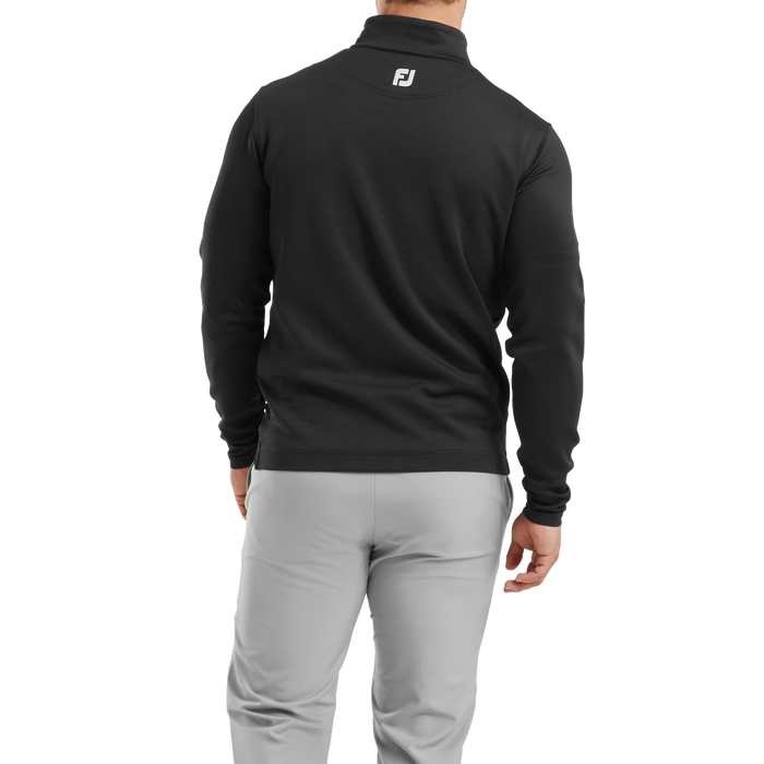 FootJoy Spacer Knit Tonal Block Midlayer - Black