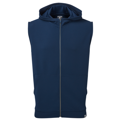 FootJoy Full Zip Hoodie Golf Vest - Navy