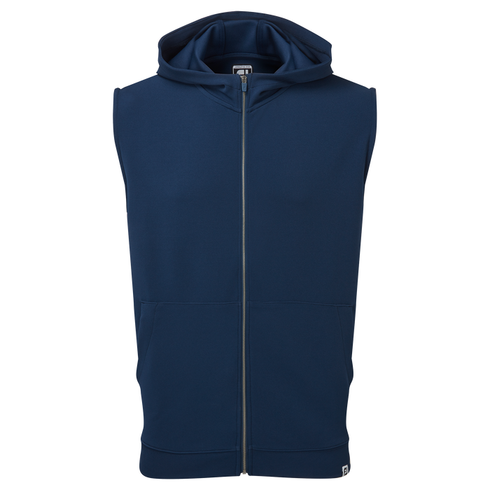 FootJoy Full Zip Hoodie Golf Vest - Navy