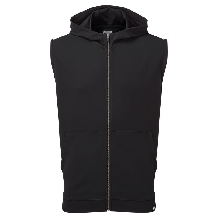 FootJoy Full Zip Hoodie Golf Vest - Black — Pin High Golf