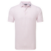 FootJoy Wiggle Print Lisle Golf Polo Shirt - White/Skyway/Pink Lemonade