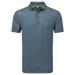 FootJoy Wiggle Print Lisle Golf Polo Shirt - Navy/Grey/White