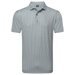 FootJoy Houndstooth Geo Lisle Golf Polo Shirt - Grey