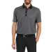 FootJoy Checker Print Lisle Golf Polo Shirt - Black/White