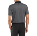 FootJoy Checker Print Lisle Golf Polo Shirt - Black/White