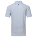 FootJoy Irongate Print Lisle Golf Polo Shirt - White/Navy