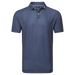 FootJoy Bounce Print Pique Golf Polo Shirt - Dark Denim