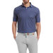 FootJoy Bounce Print Pique Golf Polo Shirt - Dark Denim