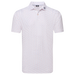 FootJoy Bounce Print Pique Golf Polo Shirt - White/Hibiscus/Flint