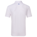 FootJoy Bounce Print Pique Golf Polo Shirt - White/Hibiscus/Flint