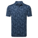 FootJoy Pop Camo Lisle Golf Polo Shirt - Dark Denim