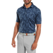 FootJoy Pop Camo Lisle Golf Polo Shirt - Dark Denim