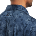 FootJoy Pop Camo Lisle Golf Polo Shirt - Dark Denim