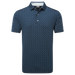 FootJoy Flower Bud Foulard Lisle Golf Polo Shirt - Navy