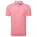 FootJoy Heather Lisle Golf Polo Shirt - Pink Lemonade