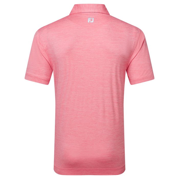 FootJoy Heather Lisle Golf Polo Shirt - Pink Lemonade