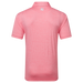 FootJoy Heather Lisle Golf Polo Shirt - Pink Lemonade