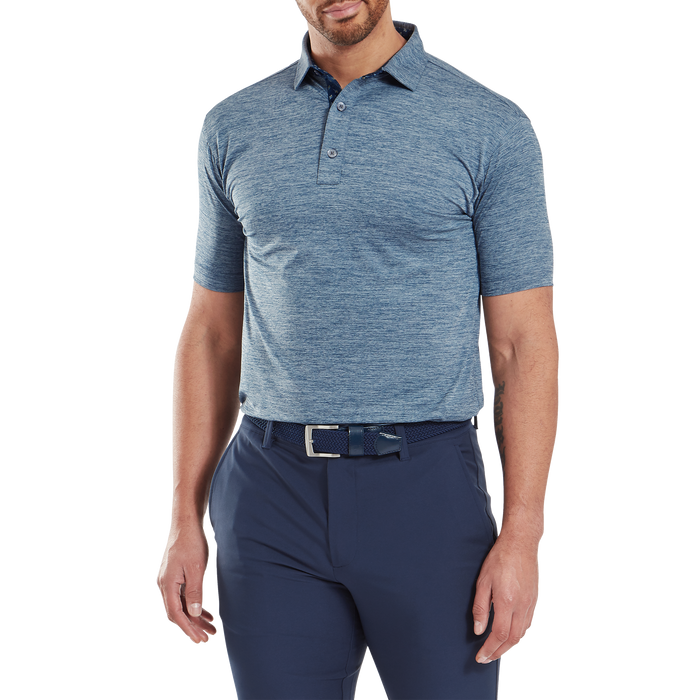 FootJoy Heather Lisle Golf Polo Shirt - Navy