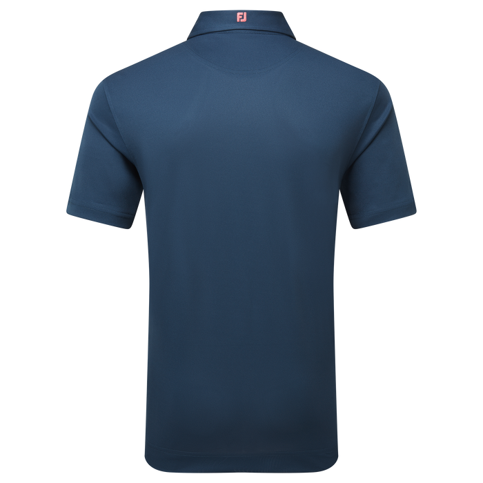 FootJoy Stretch Pique Solid Golf Shirt - Dark Denim