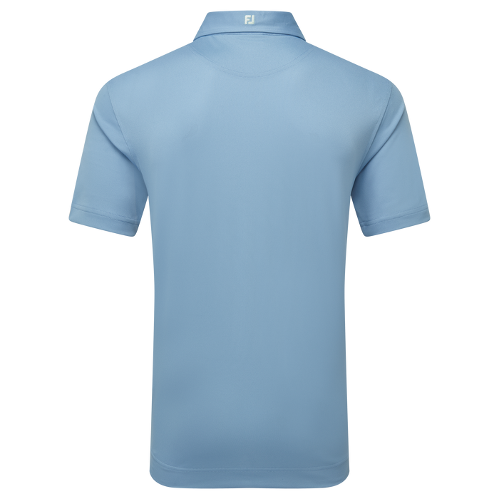 FootJoy Stretch Pique Solid Golf Shirt - Blue Jay