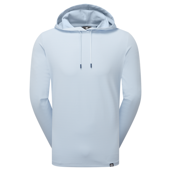 FootJoy Ottoman Jacquard Golf Hoodie - Skyway