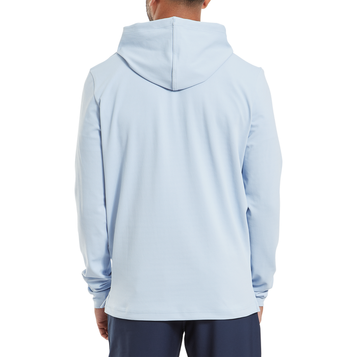 FootJoy Ottoman Jacquard Golf Hoodie - Skyway