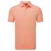 FootJoy Stretch Pique Solid Golf Shirt - Papaya