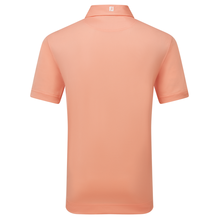 FootJoy Stretch Pique Solid Golf Shirt - Papaya