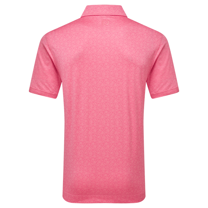 FootJoy Painted Floral Lisle Golf Polo Shirt