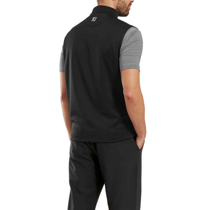 FootJoy Half Zip Golf Vest - Black