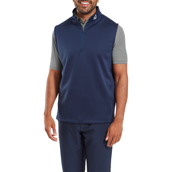 FootJoy Half Zip Golf Vest - Navy