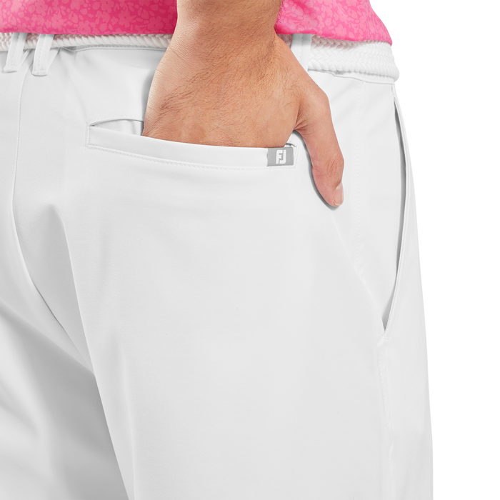 FootJoy Performance Tapered Fit Men's Golf Shorts - White