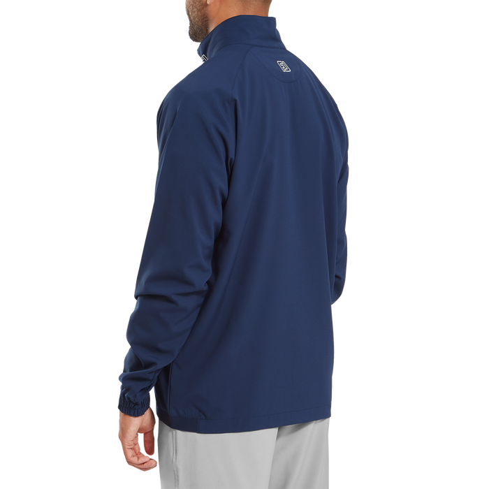 FootJoy Full Zip Zephyr Golf Wind Shirt - Navy